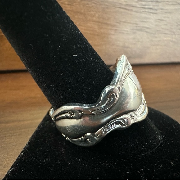 Silver Plated Spoon Ring - Picture 3 of 13